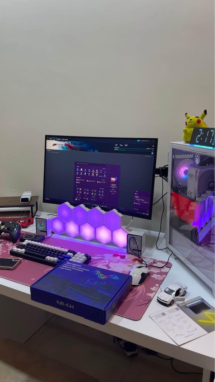 Gpu: rtx 4060 3 fan gagibyte
Cpu: i5 12400f
Motherbord :b760 gigabyte ddr5 
Ram: 16g ddr5. Xpg rgb 6400 
Pw:650 w
Ssd:M.2 1t
Hdd: 512 
Moniter: avetron 2k 180hz curve 27’inch 
Case :msi 100r white 10 fan
التجميعه كلها بيضه عده الكرت و المذربورد
مكاني موصل واكو توصيل و جميع الكراتين موجوده السعر مع الشاشه ١٤٠٠ بدون شاشه ١٢٥٠ و بيها مجال موصل, نينوى


**إذا كنت صاحب هذا الإعلان وتريد حذفه لأي سبب، رجاءا أرسل رسالة إلى الدعم الفني**