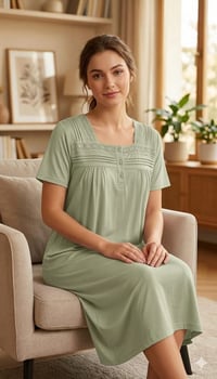 شلحة نسائي • قماش زبدة • درزن مشكل