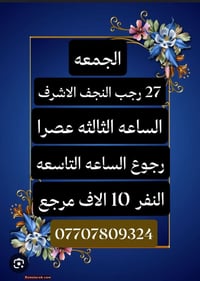 النجف • حملة الكرار • برنامج الرجبية