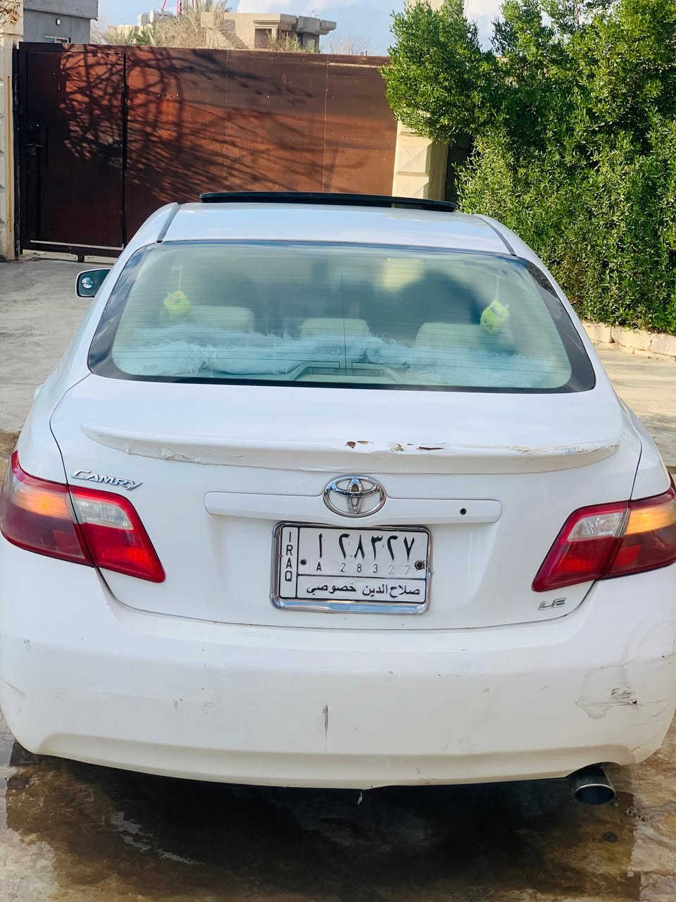 السلام عليكم ورحمة الله وبركاته
‏
‏للبيع او المراوس حسب القناعه 
‏
‏تويوتا كامري
‏
‏ 2009 امريكي 
‏
‏لون ابيض .
‏
‏رقم صلاح الدين شرط التحويل والغرامات 
‏تدفئة تبريد 
‏كهربائيات فوول 
‏گير شرط 
‏محرك ينقص شي قليل جدا 
‏السيارة ابيعهاا صبغ عام 
‏موجود السونار اسفل المنشور 
السعر 85‏
‏اتصل:  ***********
‏     : ***********
‏
‏
‏
