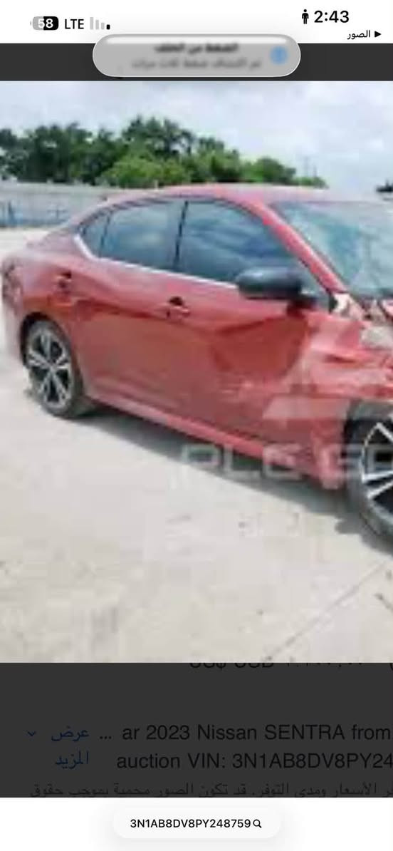 السلام عليكم موديل 223  SR سياره ب اسمي ماشيه 67 كيلو حادثهه بل صور وبيهه PDR موضح اباب السايق تخم تاير جديد صدر جديد كير ومكينه كفاله سعر 140 (***********)
