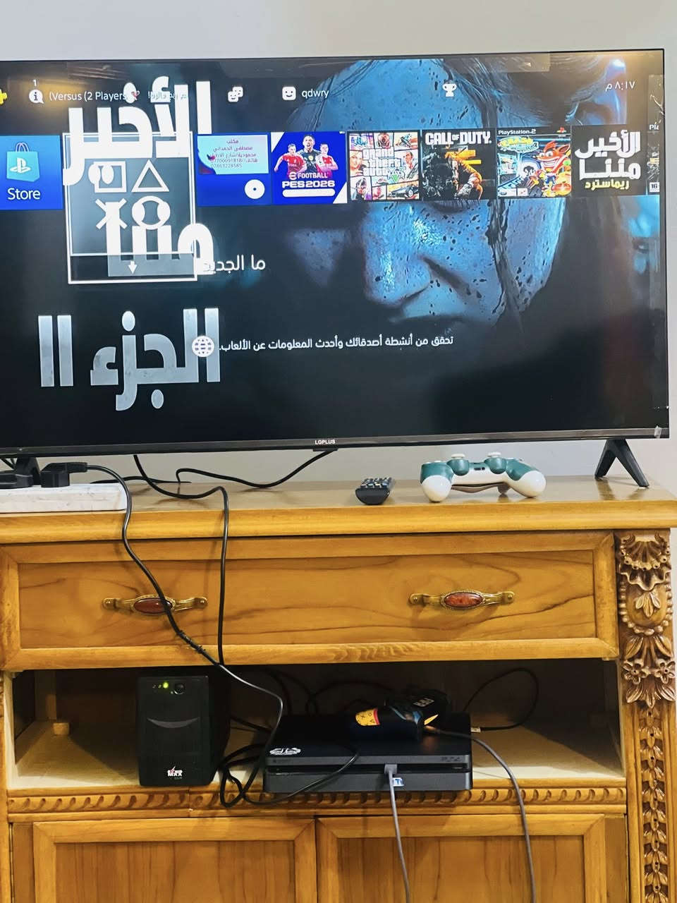 بلي فور سلم مهكر
المساحة 1000 كيكا
النضام 12.0
تهكير قرص 
ملحقات 2جوستك ويوبي اس جديد 
جهاز نضيف 95‎%‎ استخدام شخصي 
السعر 320وبي مجال 
مكاني اللطيفية حي الزهور 
***********
***********
