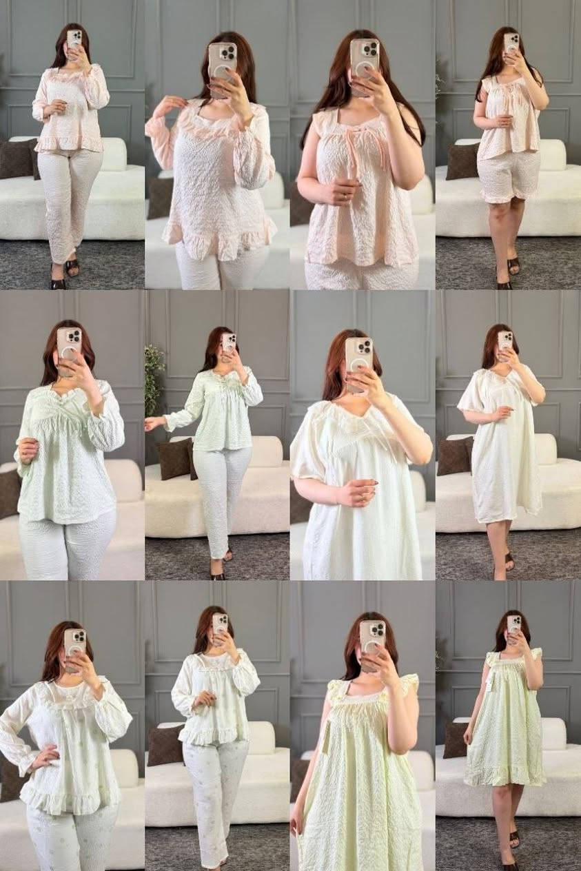 تراك + شلحه نسائي موديلات كوري اصلي

الخامه كريشه قطن  اوربي بارده اصلي 

القياسات M _ L _ XL  العارضه لابسه قياس M
الدرزن_كوكتيل_مشكل_نقشات 

سعر الدرزن 12 قطعه 66 الف 

سعر القطعه مفرد  10  آلاف فقط 

يوجد توصيل جميع المحافظات
@Noras9090. للحجز.  تلي 👈

واتساب 👈  ***********
