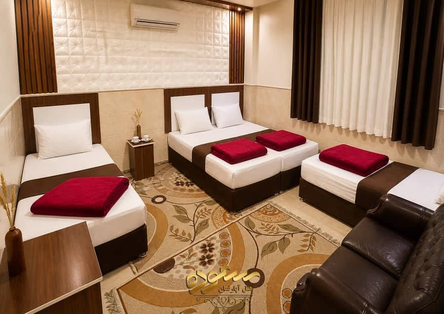 ( تعلن على بركة الله )
شركه النجاح للحج ولعمرة 

                        عن رحلتها الى ايران 
                        برنامج البر 🚎🚎🚎
                       
*******************************************

                 🏃🏃🏃🏃🏃🏃🏃

                    ( مدة الرحله11 يوم ) 
                   السعر (150) الف عراقي 
                        المقاعد محدوده
                   #@@@@@@@@#
الفنادق مختارة بعناية لتجربة لاتنسى مع 
شركة النجاح راحتك هي غايتنا في السفر 
 سعرنا الجديد مصمم ليناسب ميزانيتك 
خصم خاص لفترة محدودة                       
                       
*******************************************
                   #@@@@@@@@#

                     (    قم المقدسة )

مزارات قم / زيارة سيده فاطمه المعصومه  (ع) 

مزار جامع جمكران / اربعين علويه / بيت النور 
               
                              ( نيشابور   )     
               
             زيارة القدم الامام رضا (عليه السلام )  
              __________________________
                     ( مشهد المقدسة )

                    مع ثلاث وجبات طعام 

مزارات مشهد /, ياسر وناصر اخوان الامام رضا (ع)
                             ومزار  ابا صلت
 
سياحة مشهد /  حديقة كوسنجي /  بارك ملت /
                              باغ مشهد  

              (   شانديز اختياري على المسافر  )

     ✨✨✨✨✨✨✨✨✨✨✨✨✨
 
الاستفسار او الاتصال
***********
***********

المتعهد ,/نجاح الحاج حسن نعمه

العنوان /واسط قضاء النعمانيه

الموقع الشركة شارع ابو مهدي المهندس
