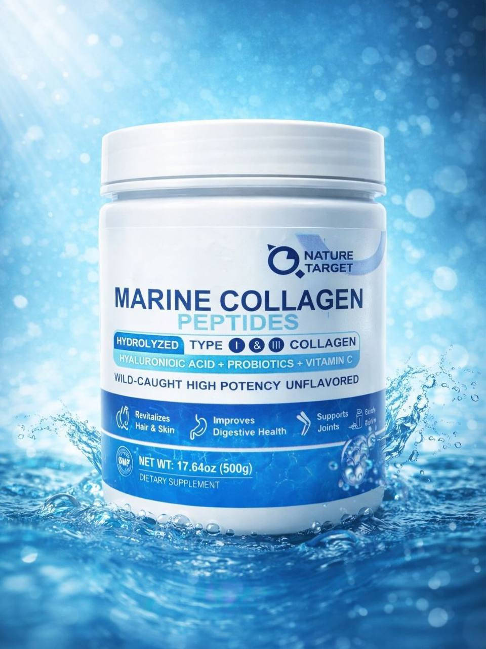 💙 سرّ النضارة مو كريم… السر من الداخل 💙
Marine Collagen – Nature Target
✔️ يشد البشرة ويخفف التجاعيد
✔️ يقوّي الشعر ويكثفه
✔️ يقوّي الأظافر
✔️ يعطي نضارة ولمعة طبيعية ✨

كولاجين بحري نقي 💎
نتيجته تبين مع الاستمرار 👌
اختيار البنات اللي يحبّن الجمال الحقيقي 🔥
المنشأ أمريكي الأصلي 🇺🇸 

💊 طريقة الاستخدام:
ملعقة وحدة يومياً
تذوب بالماء أو العصير
ويفضّل على معدة فارغة 🌿
الحجم 350g
المنشأ الأمريكي الأصلي 🇺🇸 

السعر 20الف


**إذا كنت صاحب هذا الإعلان وتريد حذفه لأي سبب، رجاءا أرسل رسالة إلى الدعم الفني**