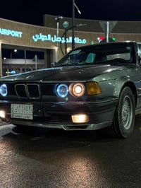 سياره BMW 735 لون فيراري شرط التحويل سنويه2029كير محرك شرط مصبوغه جمال...