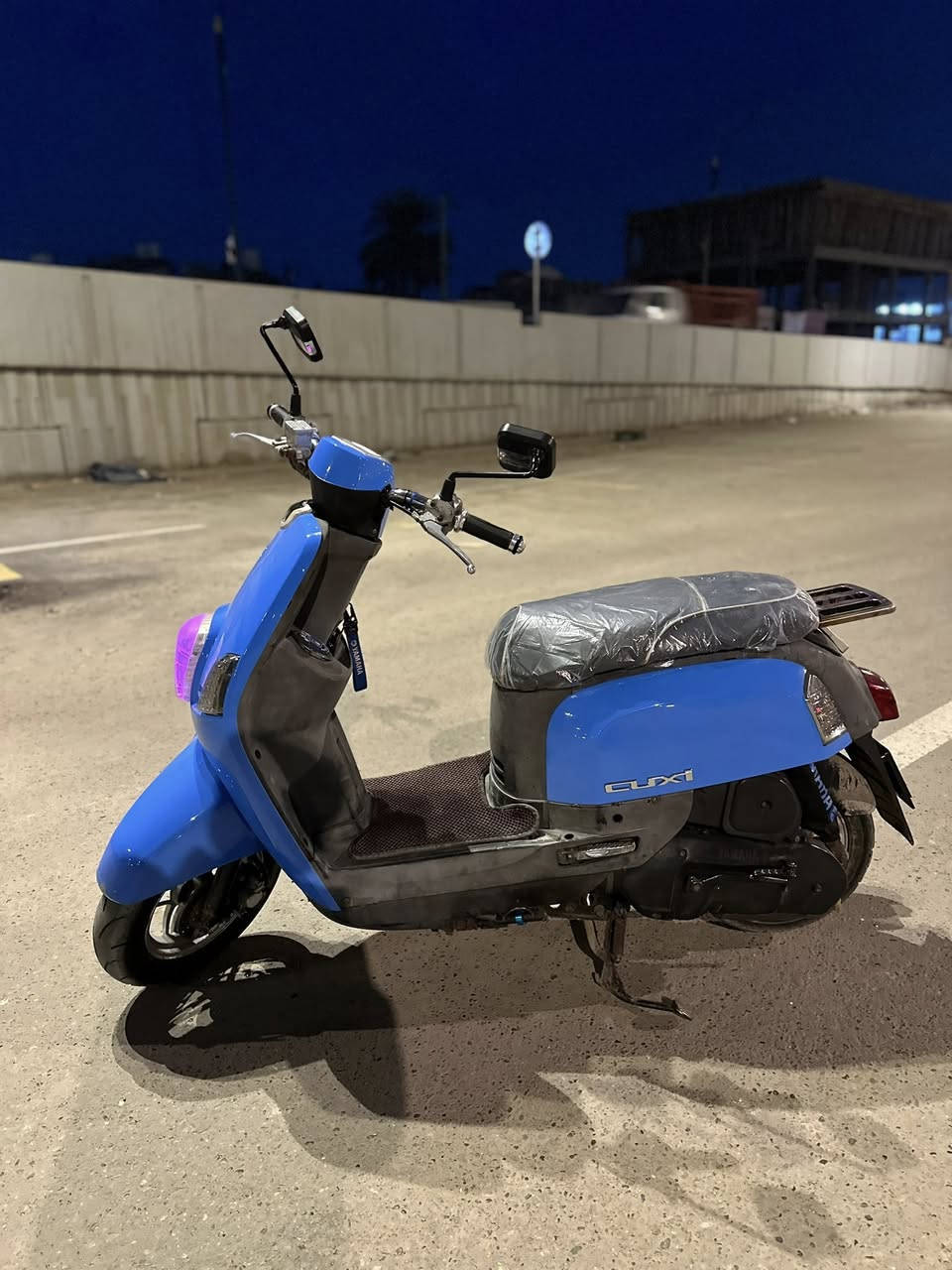 سلام عليكم 👋
ماكس بوليس للبيع (بدون مراوس )

الدراجة نوزل نگرة سلف ضايفلهة هندر للاحتايط 

لون سمائي داخل املح
ويالة نجمة  
مكينة كلش حلوة وناعمة 
شلعة ومعدل فول 
مكاني حلة نادر 
***********
السعر 825
