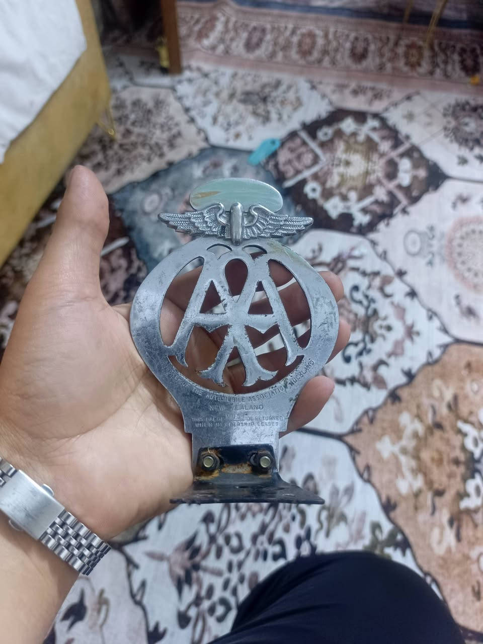 السلام عليكم 🫡

للبيع باج AA اصلي  👍  ب 100 قفله 👍

مكاني البلديات شارع 30 🤞  

0773331063 ☎️


**إذا كنت صاحب هذا الإعلان وتريد حذفه لأي سبب، رجاءا أرسل رسالة إلى الدعم الفني**