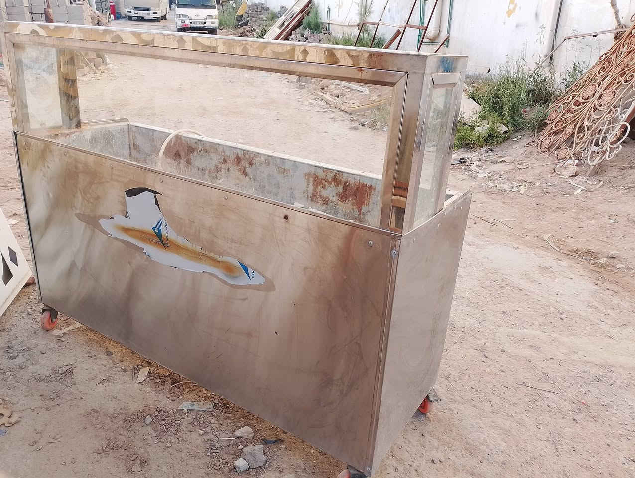 حمايه اكل مال مطاعم للبيع سل ستيل قياسه 175 × 60
***********
