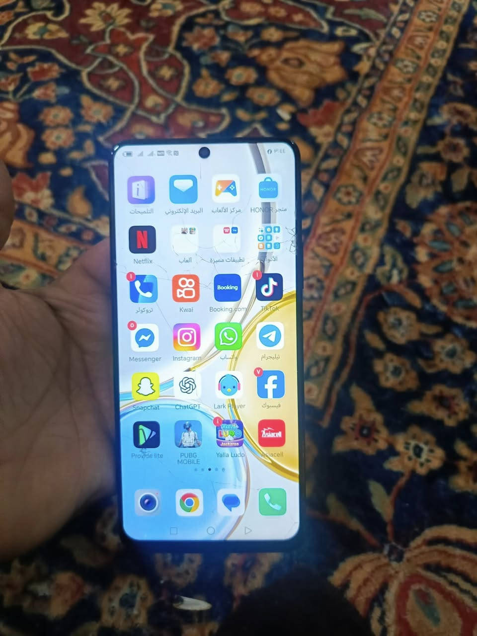 تلفونHONOR X9 لبيع مبدل شاشه اصليه سعره 125قفل ***********
