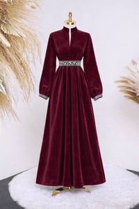 عباية نسواني • مخمل • قياس واحد ل٤٦