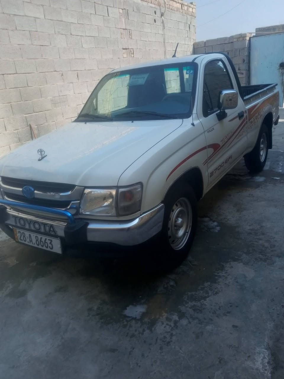 سلام عليكم
للبيع جمره تك 2002 كفاله عامه رقم دولي تحويل مباشر 
مكان ذي قار قضاء رفاعي شراي يتصل  رقم ***********
