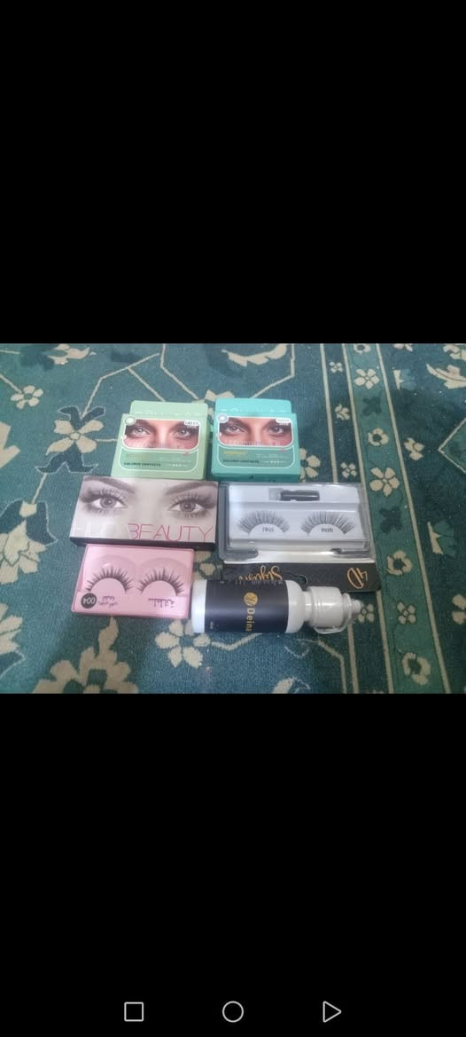 عندي مجموعه باليتات
 عدسات قطعتين مع رموش قطعتين مع سائل عدسات
موجود توصيل بغداد وكل المحافظات


**إذا كنت صاحب هذا الإعلان وتريد حذفه لأي سبب، رجاءا أرسل رسالة إلى الدعم الفني**