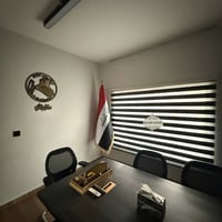 ونيس هوم للستائر حيث تتحول التفاصيل إلى فخامة. ستائر زيبرا كتان  بخاما...