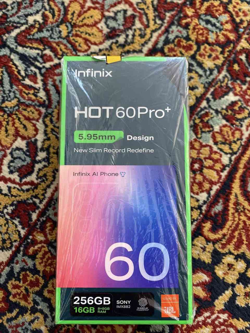 السلام عليكم اخوان للبيع جهاز انفنكس هوت 60برو بلاس الجهاز مستخدم اسبوع والتفاصيل موجوده علكارتونه والسعر 200الف لتواصل هاذا رقمي ***********
