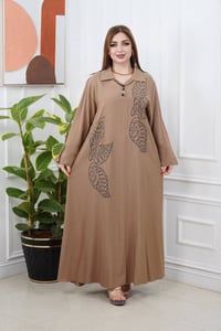 دشداشة كشمير • طبع حراري • مقاسات 2XL-5XL