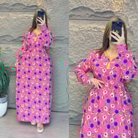 دشداشة طويلة • قماش كريشة • مقاسات XL XXL XXXL