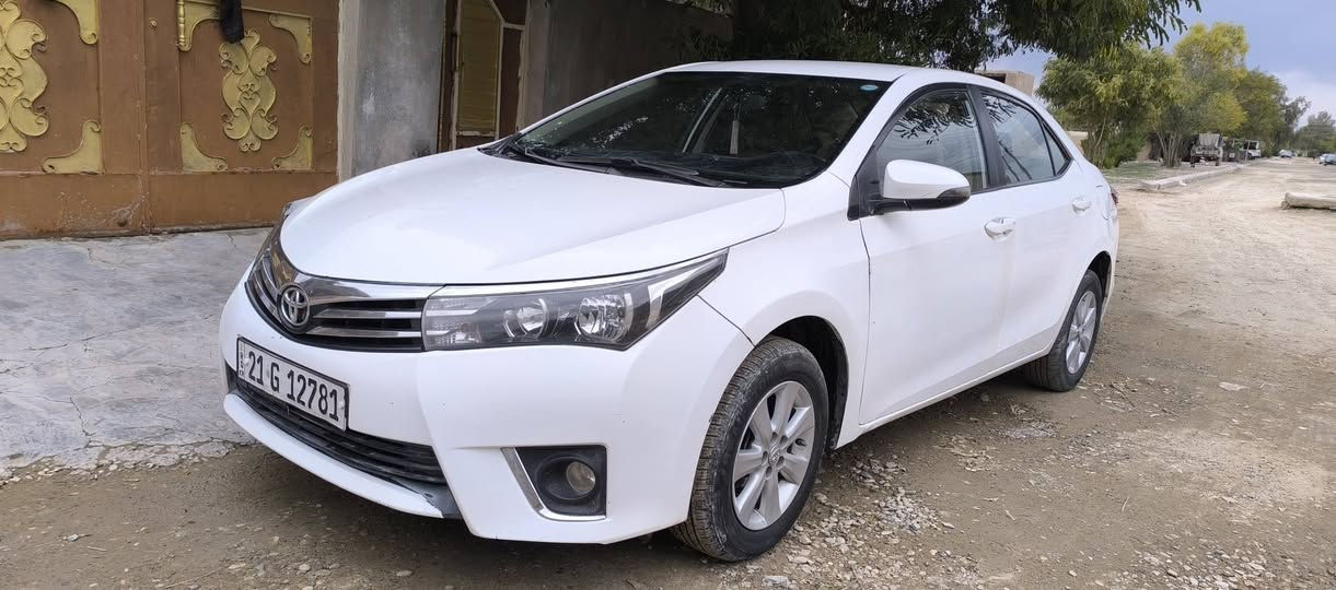 کرولا خلیجي 2014.ابيض ثلجي..بيه قطعتین.صبغ.بدون دواخل.بعد مكفول.تبريد.صدر.تايرات.دواخل مكفول.سعر 126$.مجال.مكان كـــفري.كـــلار..***********
