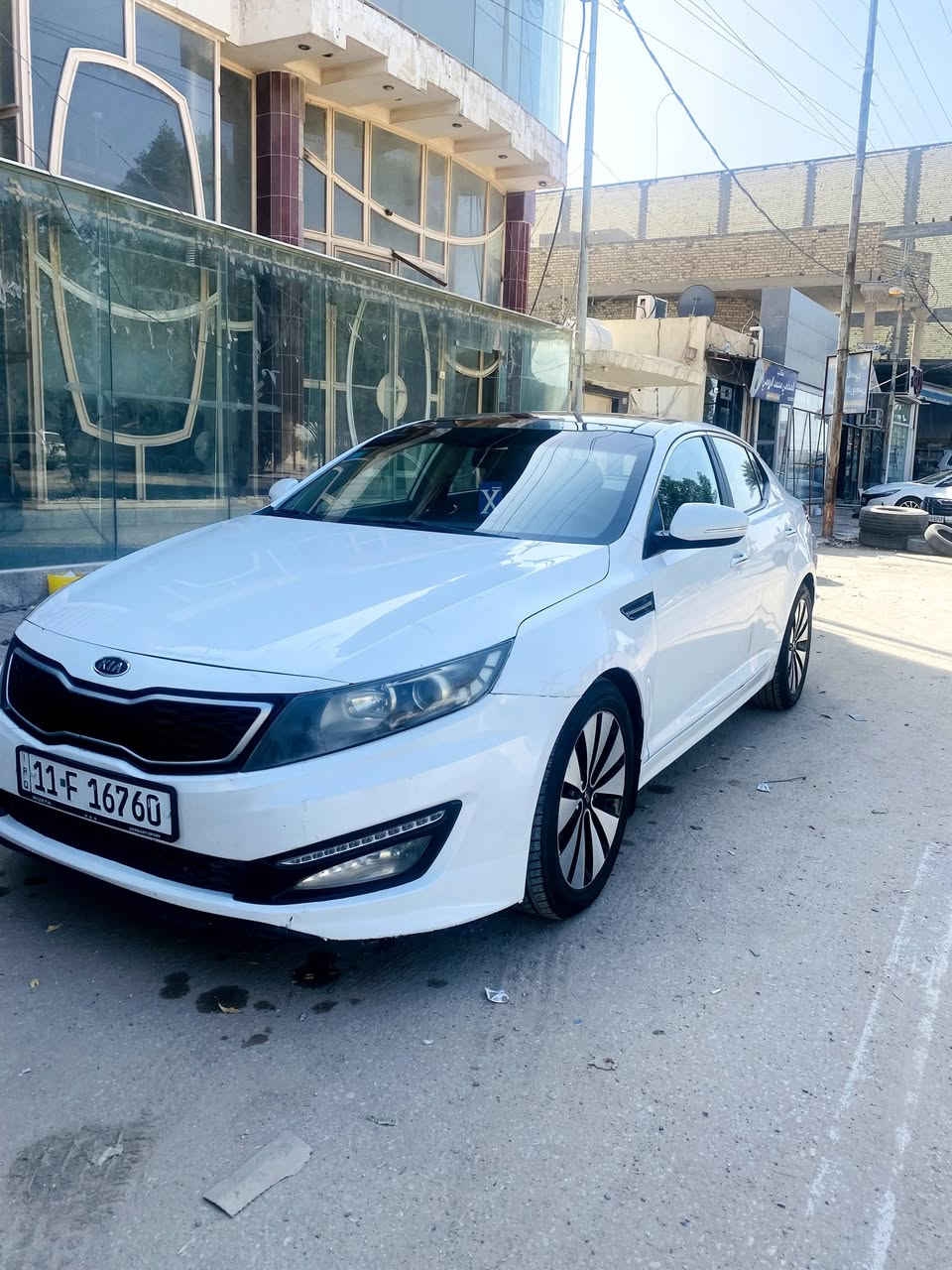 كيا اوبتما ٢٠١٣
مكينة ٢٤٠٠ 
فول مواصفات 
فتحة
 بصمة 
كشن خزن ميموري 
ويل كب ١٨ 
رقم بغداد باسمي 
السيارة بيها فقط بارد بسيط مكانين 
السعر ١٣٢ 
***********
مكاني نجف
