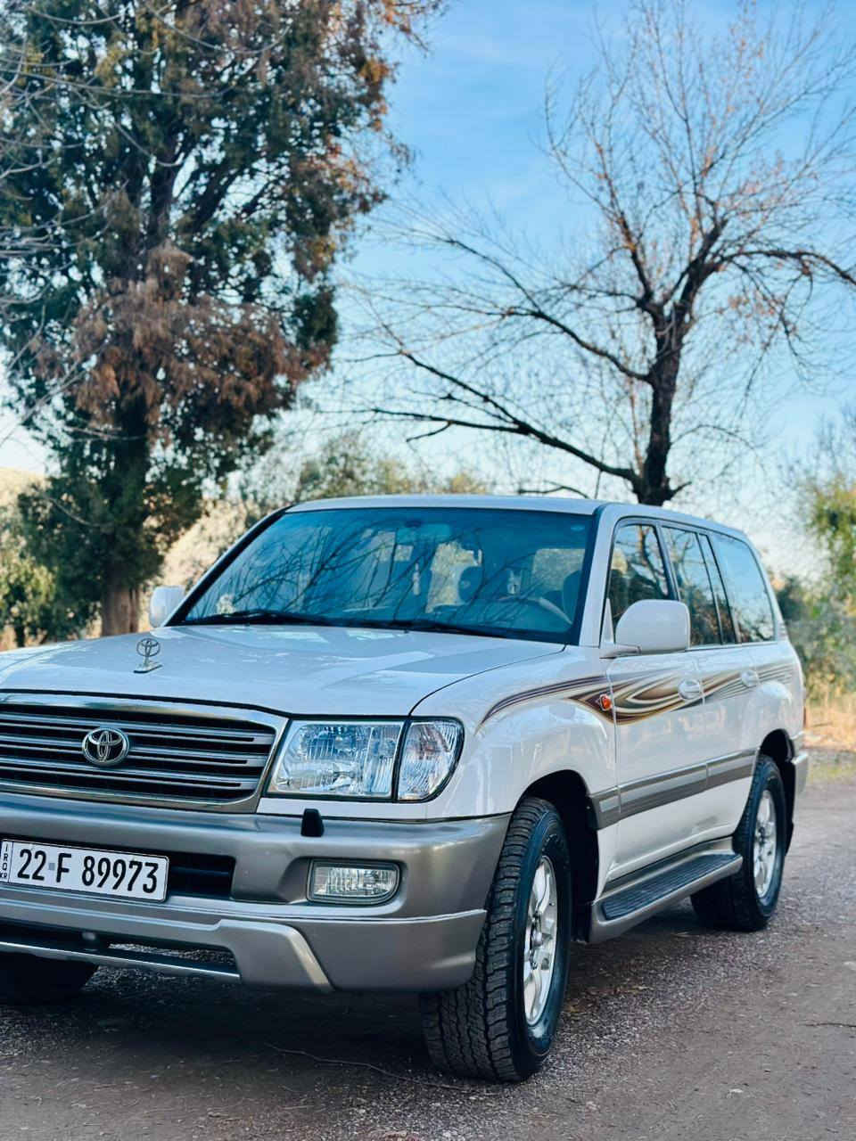 تۆیۆتا لاندکڕۆز مۆنیکا 2004 مواسەفات GXR 
فوول فوولە 
بۆیاخ هیچی پێوە نیە 
هیچ مەسرەفێکی تێدانیە 
زۆر پاک و خاوێن 
هەمو شتێکی بەشەرت 

سـعـر : لە کۆمێنت داوابکە ڕاستەوخۆ بۆت دێت 📥 

گیڕ و مەکینە و ئەکسلی هەمووی بەشەرت
هیچ کێشەیەکی تێدا نییە 

ژمارەی خاوەنەکەی 
***********
***********
