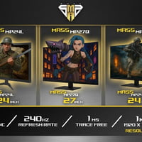 ماس • ٢٤ انش • ٢٧ انش ٢٤٠هرتز