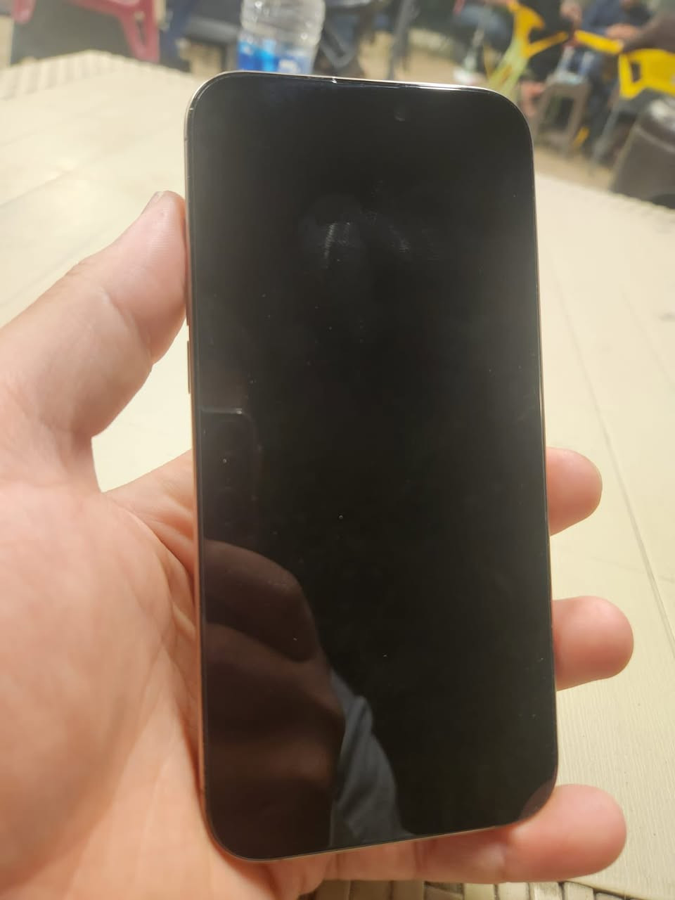 سلام عليكم 
آيفون ١٦ برو ماكس جهاز جديد بيدي فاتحه 
بطاريه ١٠٠ مشحون ١٣٦مره فقط كامل ملحقاته كيبل اصلي ماله 
وكارتون مطابق بعده بضمان ماستر جهاز شرق اوسط
مكفول من كلشي بي فقط هاي نقطه مماثره عل لمس 
سعر ١١٧٥ وبي مجال قليل 
عنوان ديالى تقاطع سبعه نيسان


**إذا كنت صاحب هذا الإعلان وتريد حذفه لأي سبب، رجاءا أرسل رسالة إلى الدعم الفني**