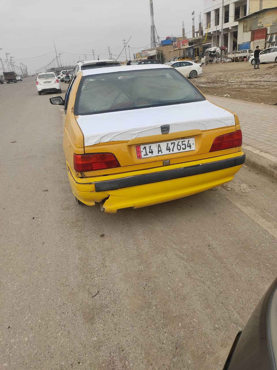 سلام عليكم بيجو بارس الفين 2013 مصفره هيئه أو غرامات سنويه ل 28 سياره مشروع وطني ابسمي السياره كير او مكينه خير من الله تخم تاير 
***********
