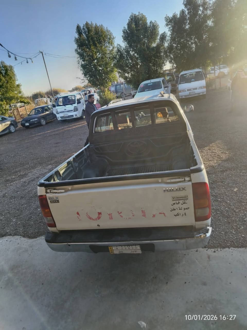 السلام عليكم تيوتا هايلوكس موديل 2008محرك 2700سيارة نظيفه مال جناي السعر 135

المكان بغداد ابو غريب 
رقم الهاتف
 ‭0780 394 8762‬

‭0751 993 0965‬
