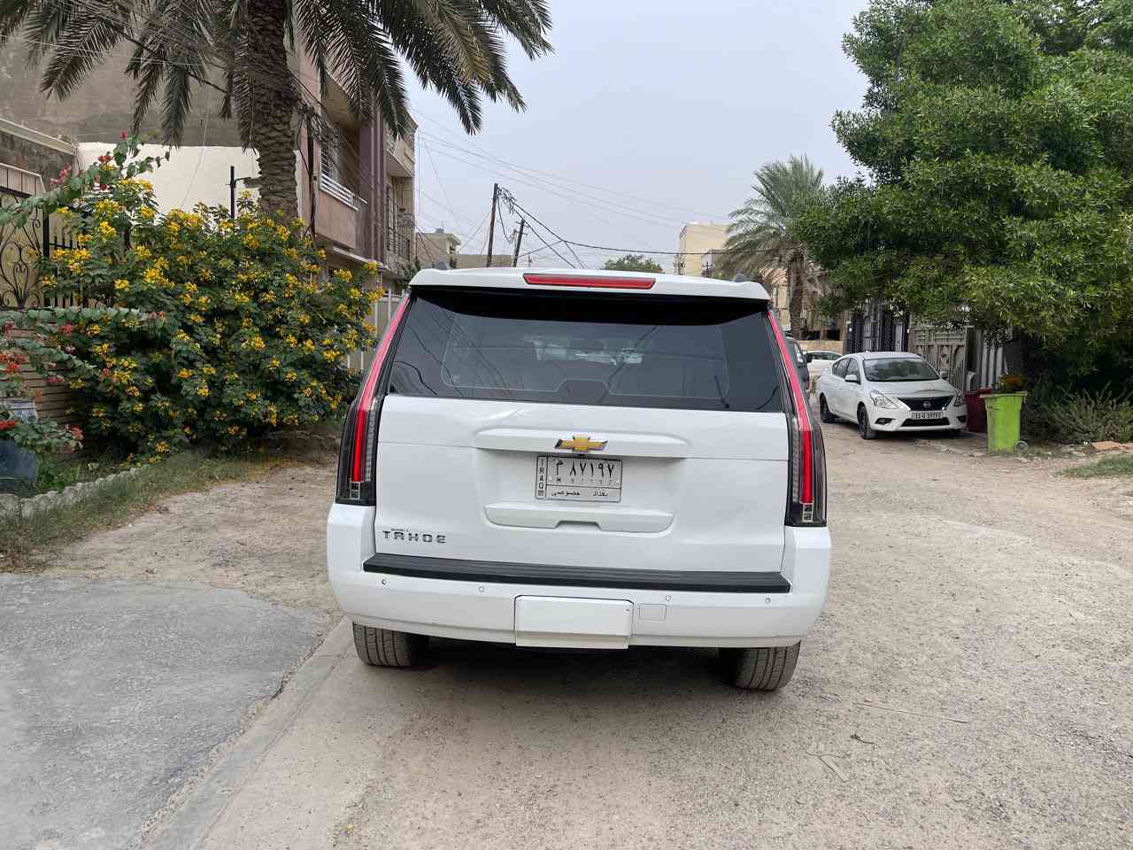 السلام عليكم 
 تاهو 2017 فئة LT مواصفاتها معروفة وارد امريكي حادث بسيط حسب الصور المرفقة رقم بغداد مشروع وطني ورقم انكليزي جديد 
ماشية 184 الف كيلومتر
السيارة جاهزة بدون نقص بأسمي تحويل مباشر 
السعر 320 $ وبيها مجال للشراي
للاستفسار
  0780 871 8350
