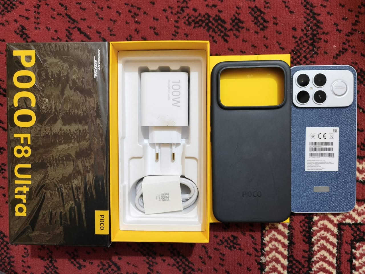 پوكو أف 8 ألترا أخو الجديد
مستخدم اسبوع تقريبا
كامل الملحقات
الذاكرة 512
الرام 16
الشاشة أمولد
يدعم الشحن السريع بقوة 100 واط
للبيع بـ 450
أو للمراوس
مكاني بغداد

رقم الهاتف
***********
