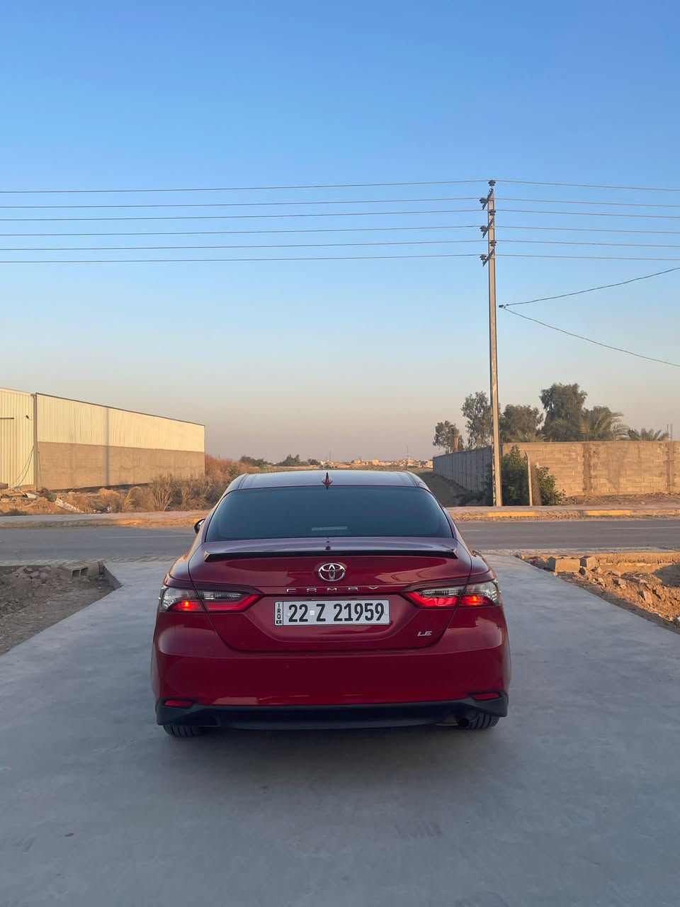 كامري 2023 Le plus
بصمه تشغيل عن بعد
شاشه كبيره 
رادرات اماميةًخلفيه جانبيه 
3قطع صبغ ضرر سطحي 
بجمً كبس
بدون ارباك 
ماشيه 38 الف mi 
محرك 2500
السونار مرفق مع الصور
مكانً السيارة واسط الزبيديه 
***********

