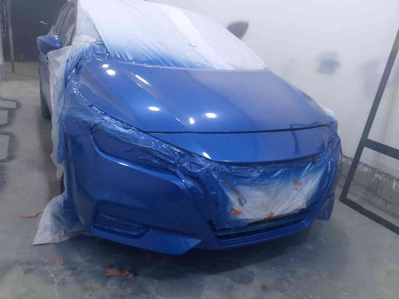 قبل وبعد صبغ بونيد+دعاميه نيسان  سمكره صبغ وبوليش تكحيل جلي لايت جميع انواع السيارات العنوان كركوك قرب المحافضه الجديده ***********
