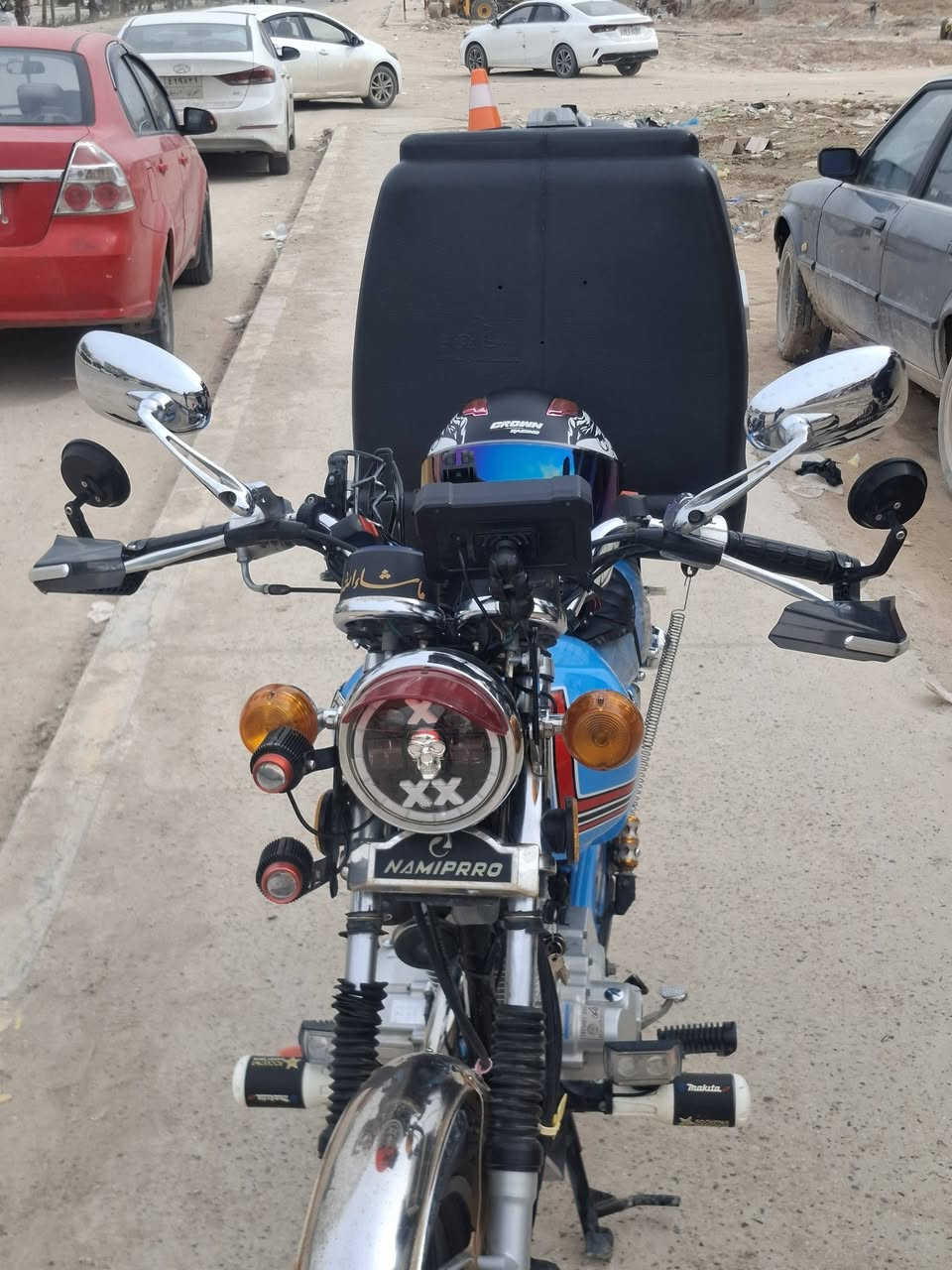 سلام عليكم دراجه ناما برو 2023محرك مامفتوح جاهزه من كلشي ويل كب عنكبوت تايرات جوبلس جدد قبل يومين شديتهم شاشه كاربلي خرايط وبرامج بيها زنون عالي هواي اضافات بيها للبيع مافتح شي منها كلها شلع 🌹الاستفسار ***********
