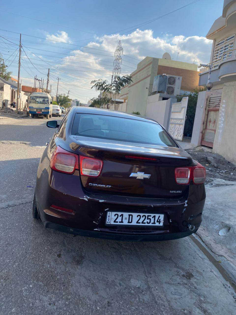 ماليبو موديل ٢٠١٦ خليجي 
مكينة ٢٤٠٠ 
مواصفات LT
شاشة آيبات و قاصة 
كوشن جلد 
تحديد سرعة 
سوكان فوليوم 
ناو زةرد 
 Air Bag نةتةقيوة 
كاميرة 
٤ تايةي تازة 
سنوي تازةية تا ٢٠٢٨ 
بيتاقه بنزين 
١٦٨ هةزار كيلو مةتر رويشتوة 
گير و مكينة بةشةرت 
رةقةم سليماني 
صبوغ عامة 
سعر ٨٤ وةرةقة و مجال
***********
***********
مكان كركوك كركوك, العراق
