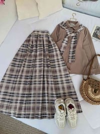 طقم تنوره+قميص • دابل تركي • مقاسات ٣٨-٤٨