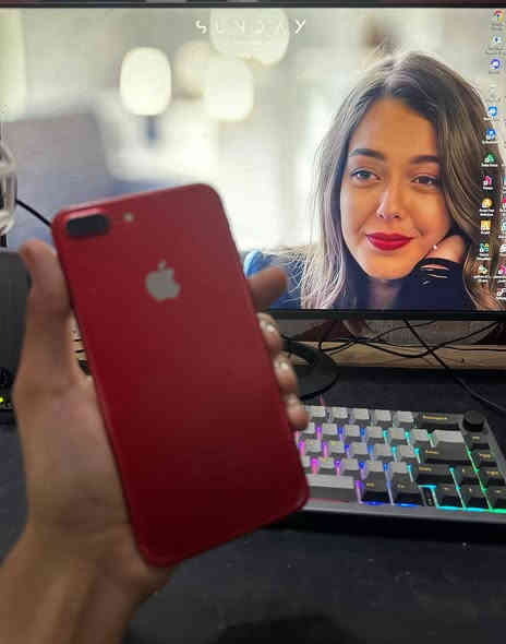 ايفون ٧ بلاس 
بطارية ٨١ مبدله 
فقط كسر بالشاشه ممبين ولا مأثر 
كله يشتغل اي خلل مابي 
سعره ٧٥ مكاني زين القوس كوت 
***********
