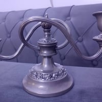 شمعدانات • مطلي فضة • مختومة انكلترا