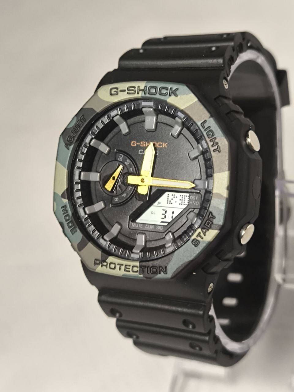 ساعة كاسيو جي  G-Shock GA‑2100
تحفة فنية
لمحبي العسكري والعملي
عرض مزدوج: عقارب أنالوج + شاشة ديجيتال
وظائف متعددة: منبه، توقيت عالمي، إضاءة
 خلفية واميال لامينوس
الساعة مقاومة للصدمات
 زجاج مقاوم للخدش ومقاومة للماء وغبار
سير ربر مريح للاستخدام اليومي والتمارين
وزن خفيف رياضي ومريح

السعر : 25 ع اول تم 
للحجز والاستفسار يرجى مراسلة الصفحه


**إذا كنت صاحب هذا الإعلان وتريد حذفه لأي سبب، رجاءا أرسل رسالة إلى الدعم الفني**