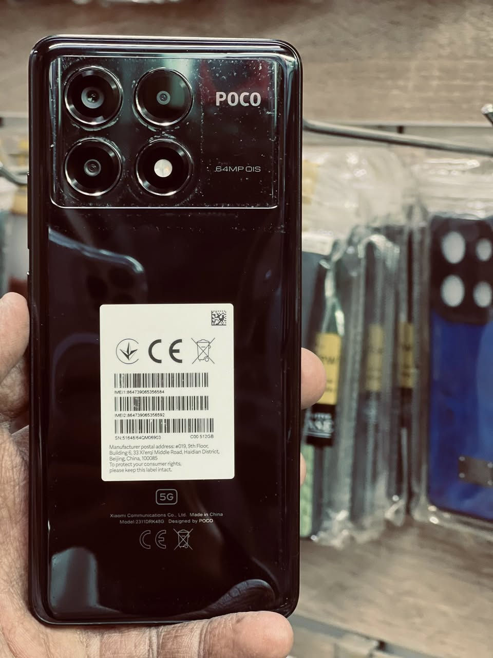 بوكو اكس ٦برو
ذاكره ٥١٢
رام ١٢
جهاز ممفتوح 
جهاز نضيف 
بوبجي ١٢٠
السعر ٢٤٠
***********
