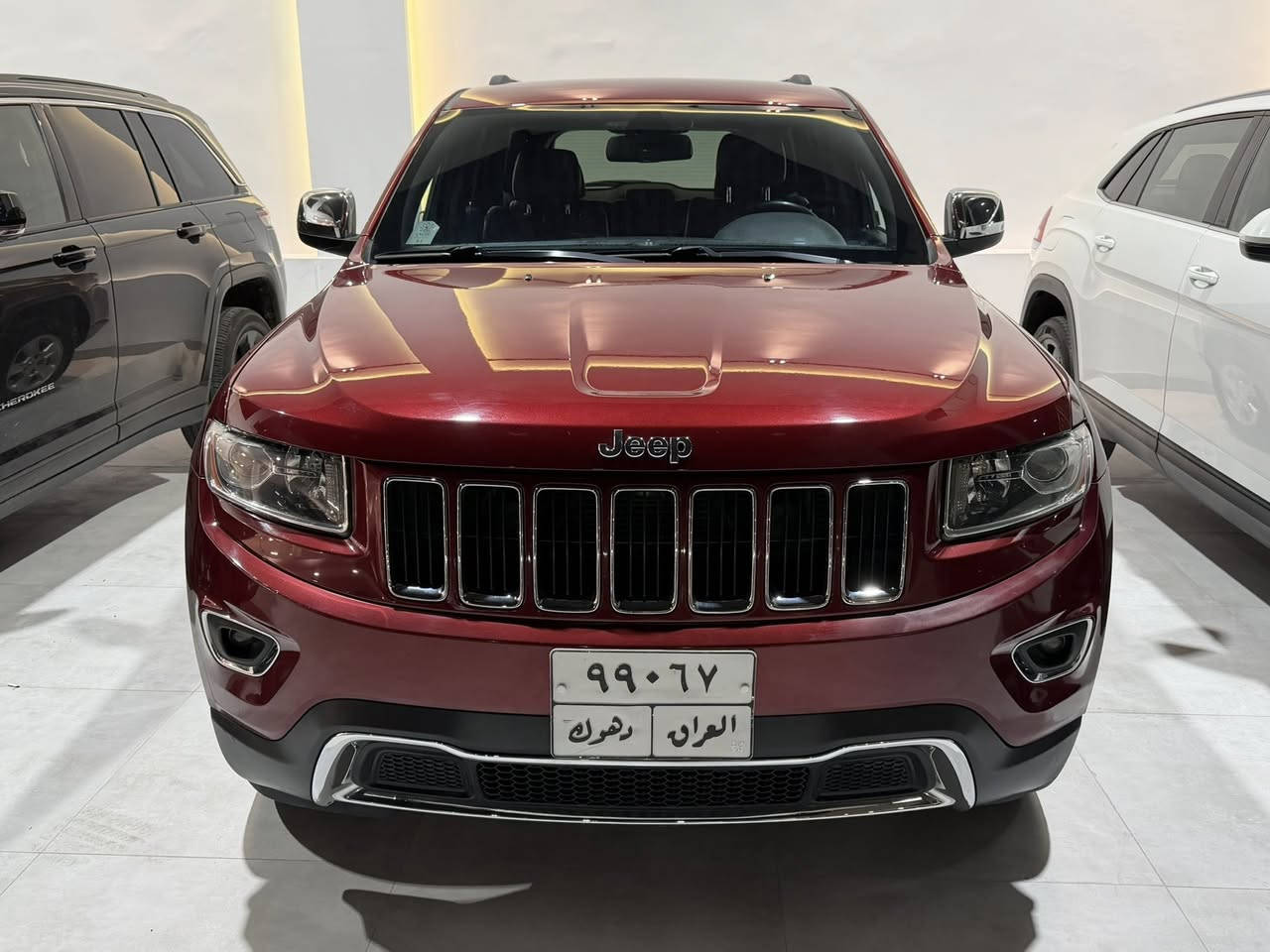 سعر مناسب جدا
جيب لاريدو٢٠١٤ 
لون ماروني 
رقم  دهوك 
المواصفات 
تحكم ستيرن 
بصمه 
محرك ٦ سلندر 
٣٦٠٠
مثبت سرعه 
كشن تدفية
شاشه 
كشن كهرباء
فوريل 
لايت عالي ناصي زنون منضومه 
سكنات زنون 
تبريد كامل 
كير ومكينه كفاله عامه 
تخم تاير جديد 
حداديه جديده 
بسمي 
مكان السياره دهوك 
وارد امريكي 
وارد امريكي كلين فقط جملوغ خلفي كلير امريكي 
السعر ١٧٧$ 
الاستفسار الرقم
 ***********
***********
