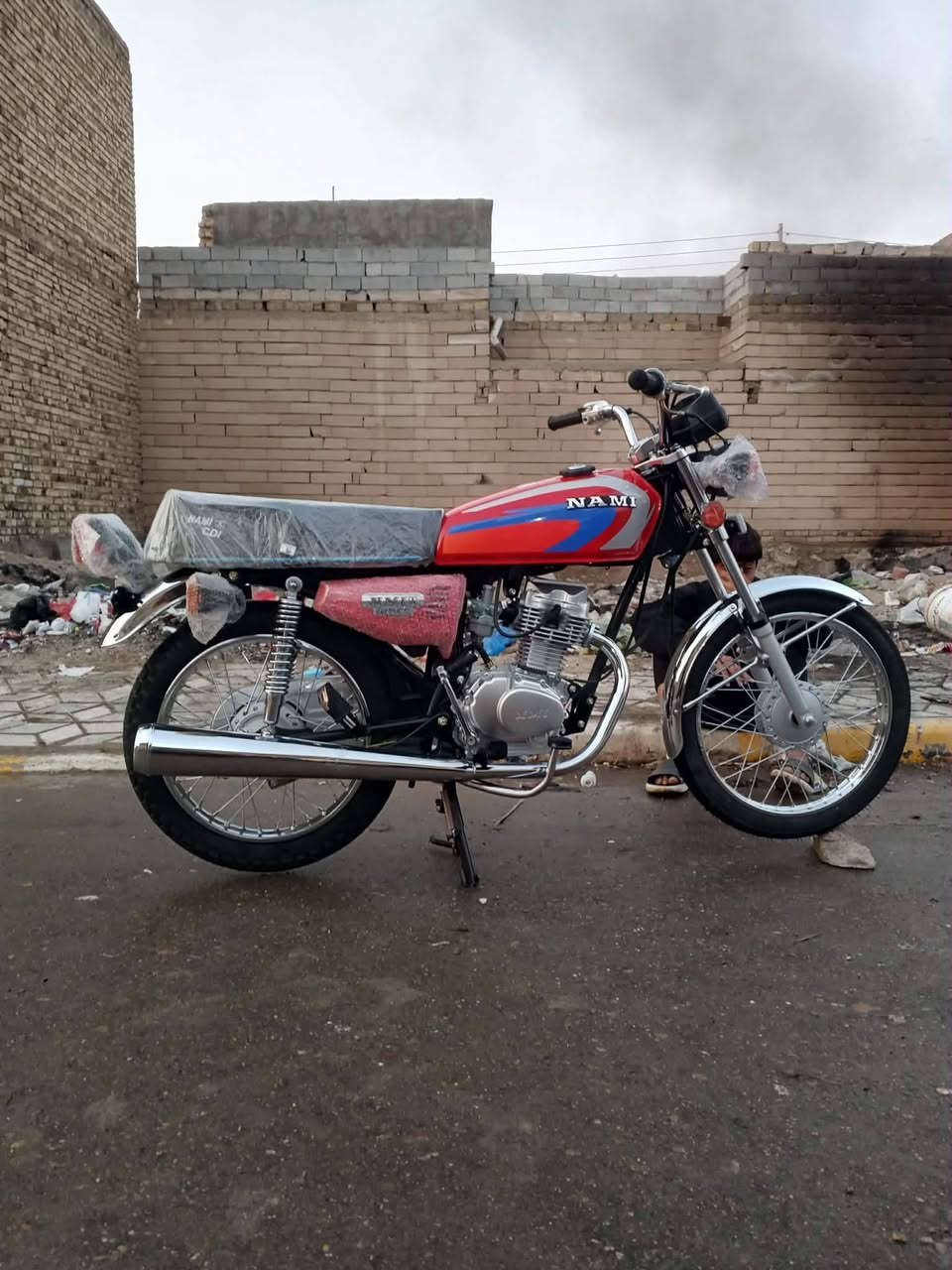 سلام عليكم دراجه باب اول لل بيع وصل صارلي شهرين. من طلعته وكيله سيد جعفر بكاني قضا الكحلا هذا رقمي‏‪***********‬‏ ما أكدر أرد خاص
