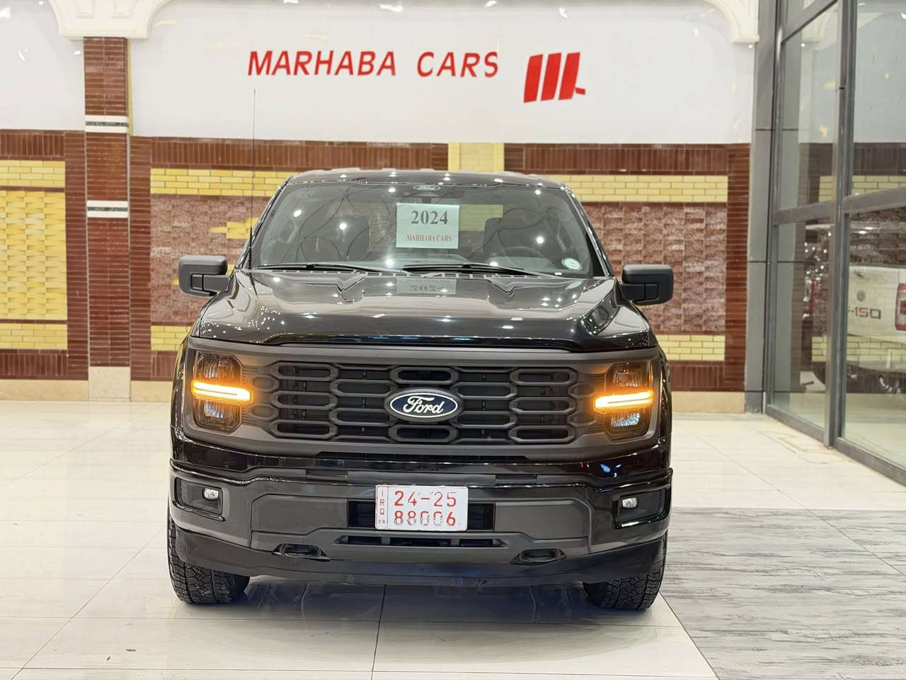 MCA IRAQ 
——————————
BRAND : FORD F150
CLASS : XLT
ENGINE : V6 - 2.7T  - 4x4
STATUE : 2 PART PAINT ٢ قطعة صبغ 
YEAR : 2024
PRICE : 32,500 $
COUNTER :  5,000 MILE
IMPORTING : وارد امريكي
ADRESS : Erbil , أربيل شارع ١٠٠م صف دائرة گمرگ
FOR IFORMATION CALL US :
MARHABA CARS 
 📞 : ***********
📞 : ***********
