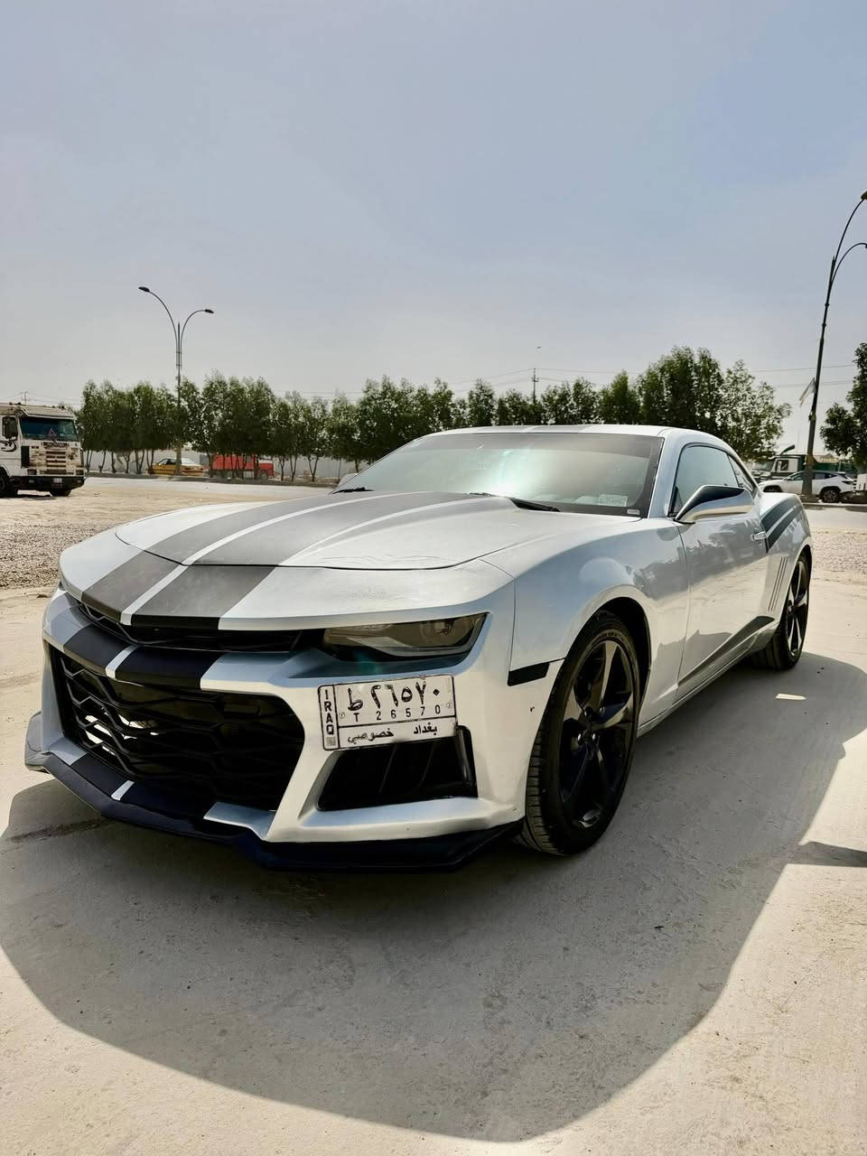 سلام عليكم
كمارو 2010 سياره بدون حادث بدون ايرباك 
محدثه 2018 ومصبوغ البجم دواخل كفاله شرط الفحص
مواصفات
كشنات كهرباء كيجات ويل 20 توسايز وتخم تاير جديد تحكم ستيرن كروز سرعه بكلايت LED لايت زنون
حداديه امام خلف محرك مبدل جديد
رقم بغداد
ماشبه 140
مكاني بابل الحله شارع ٨٠ 
سعر 85 وبيها مجال بسيط
م/***********
