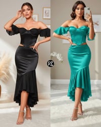 طقم Vilpisc • حرير وشيفون • مقاسات S M L