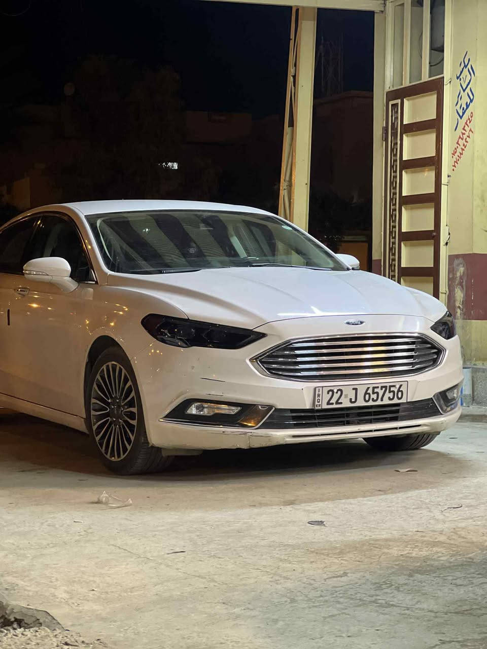 سلام عليكم فورد فيوجن  للبيع 2017
موصفات. التيتانيوم . فول موصفات بدون فتحه.  صور الضرر مرفقه ويه المنشور رقم اربيل.  للاتصال*********** ***********
