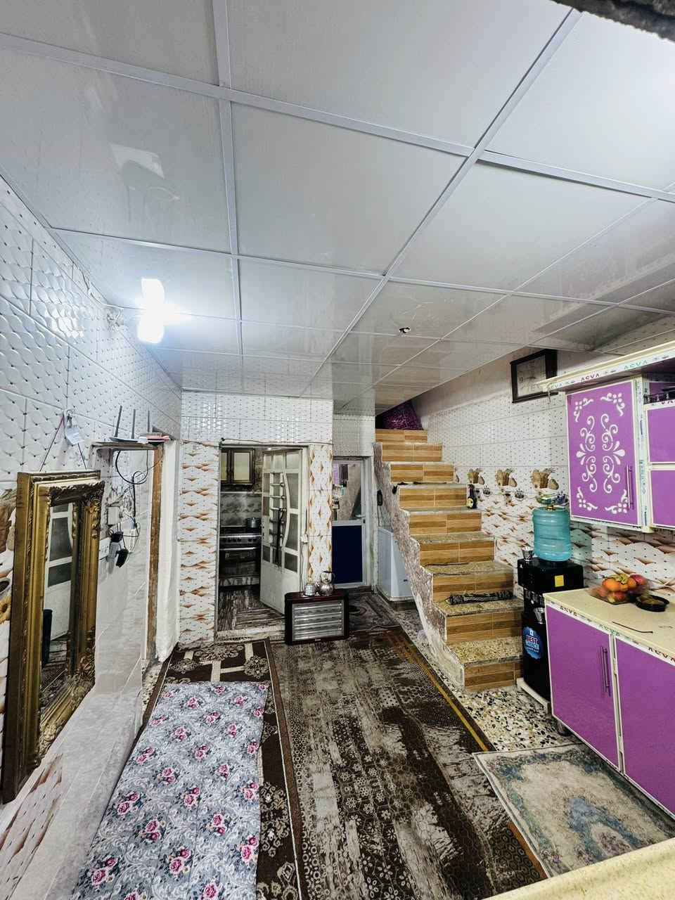 السلام عليكم بيت للبيع طابق واحد المساحة 70م الموقع الشعلة قطاع السابع  مقابيل مدرسه البحرين السعر 80وبي مجال للاستفسار ***********.
