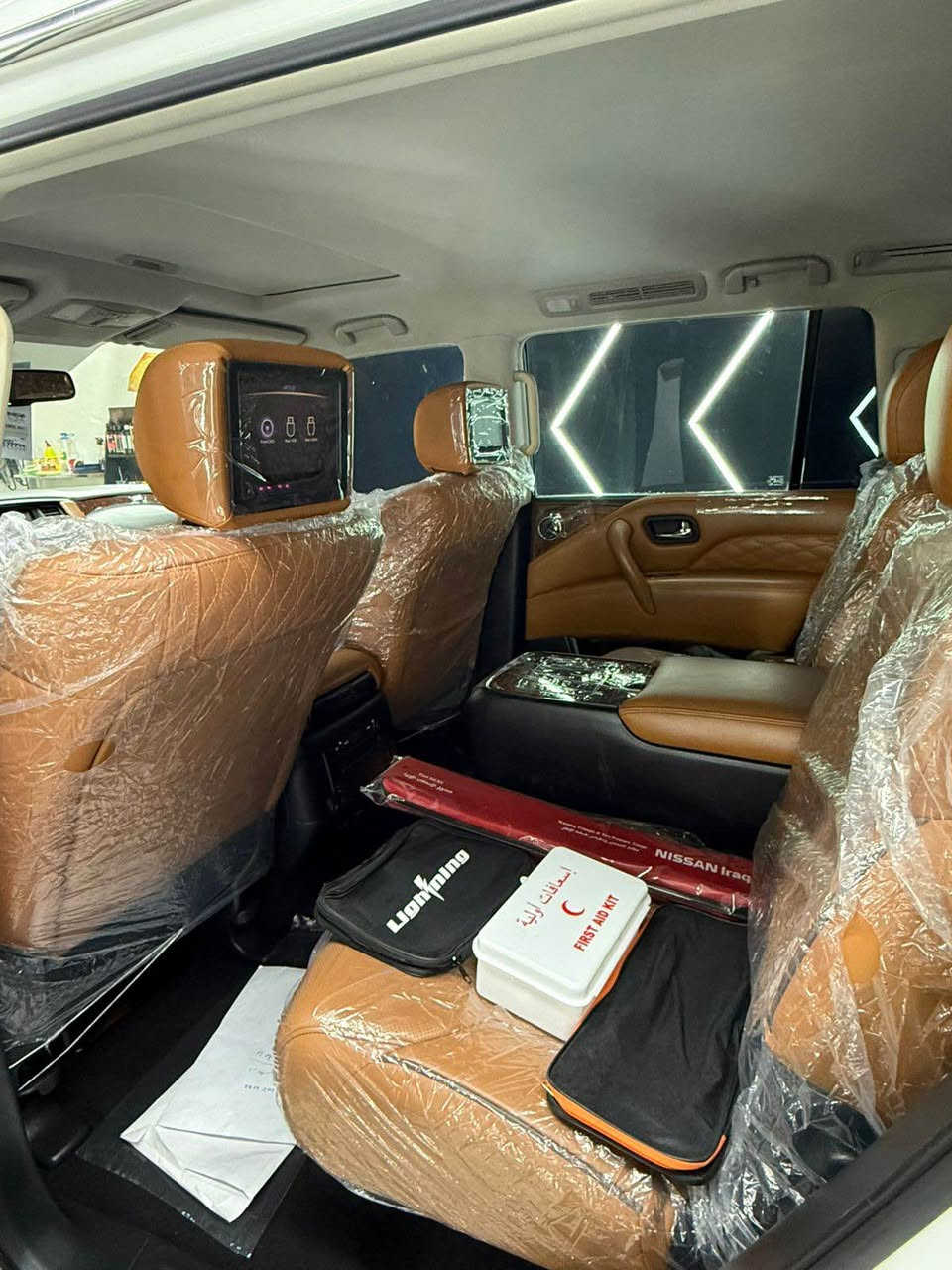 السلام عليكم ✋🏻
نيسان انفنتي QX80 2019 وارد خلیجی 
سیارە ماشیە ٤٨ الف کیلو اصل 
سیارە ماشااللە کلش جاهزە و حلوە من کل النواحی 
کتاب تضلیل مروری بیها .. 
——————————————————
سياره مكفوله من الشخط والرصعه ومن فتح محرك ومن كلشي كفالة عامة شرط كلشي
————————————————-
موديل / ٢٠١٩  عداد المسافة / ٤٨ الف حقيقي شرط
———————————————————————-
السعر / ٣٤٨ ورقة ماكو هيج سعر بهيج نظافة 
———————————-
للاستفسار / ***********
مکان / السلیمانیە المرکز المدینە 
————————————
مواصفات بلاتنيوم فول VIP
(فتحة ، خمس كاميرات ، VIP ، کشنات تدفئە تبرید  ،،بصمة ، رادار امامي خلفي ، کامیرا دوارە ٣٦٠ درجە 
حساسات ، داخل الاسود و جوزی  ، شاشات DVD ، ثلاجة ، 
صندوق كهربائي ، تشغيل عن بعد ، تحكمات ستيرن ، فور ويل ) السليمانية, العراق
