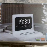 ساعة ذكية • شاحن لاسلكي • منبّه