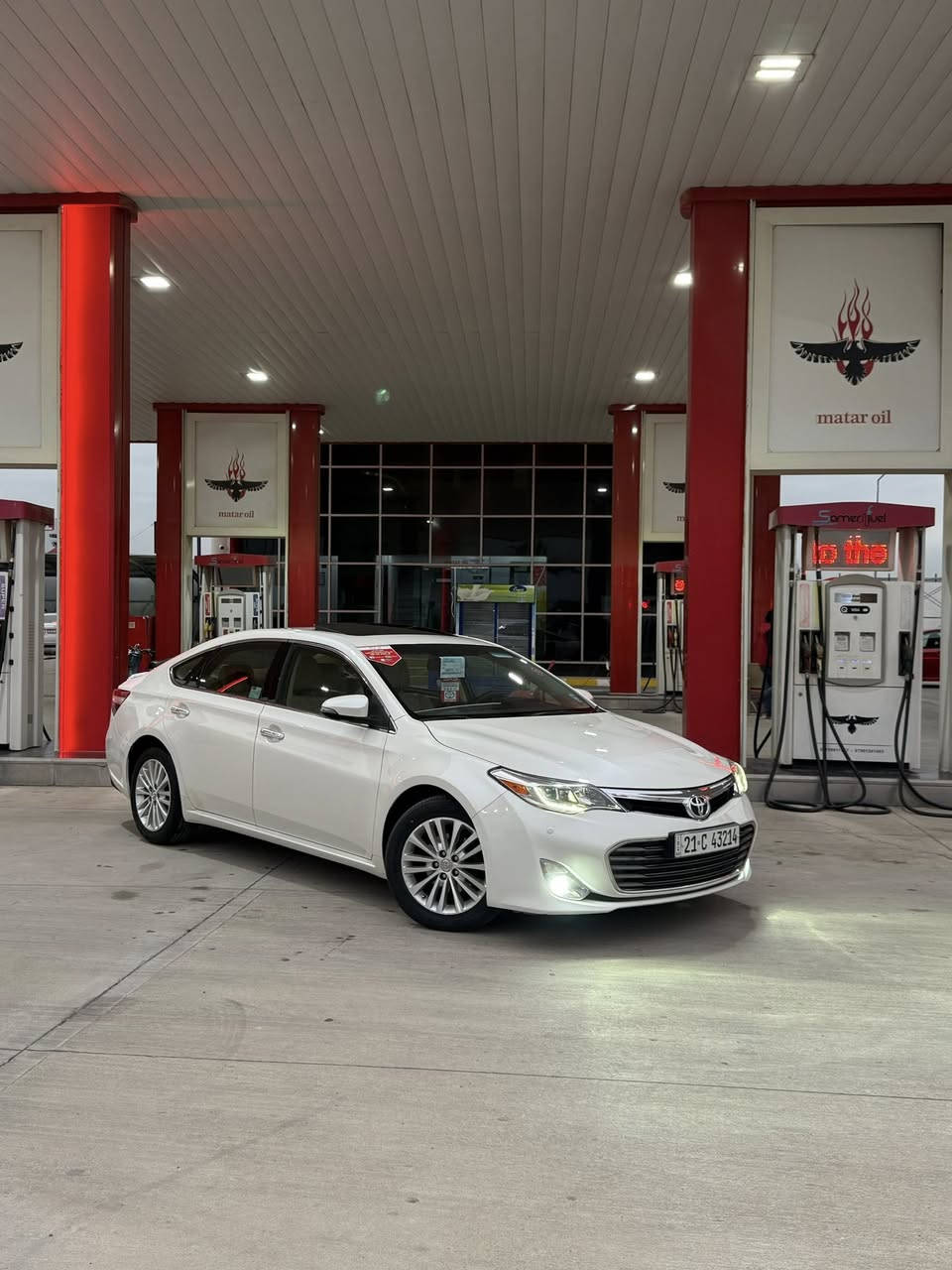 تويوتا أفالون 2013للمت  خليجي
فل مواصفات: فتحة سقف، بصمة، 6 سلندر
مقاعد جلد تبريد وتسخين، لايت ، زينون
الكير والمكينة مامفتوح شرط،  وبدون عيب
لا يوجد صوت دجيتال
ماشية فقط 106 ألف كم حقيقي

سعر208ورقه بي مجال قليل 

السيارة نظيفة جداً وجميلة
المقاعد اماميات جلد بلادي
بدون صبغ، بدون ضرر بيه مكانين بارد PDRولباقي سياره كفاله عامه حته من رصعه 

                                              

الموقع:كركوك 

أرقام المالك:
***********
