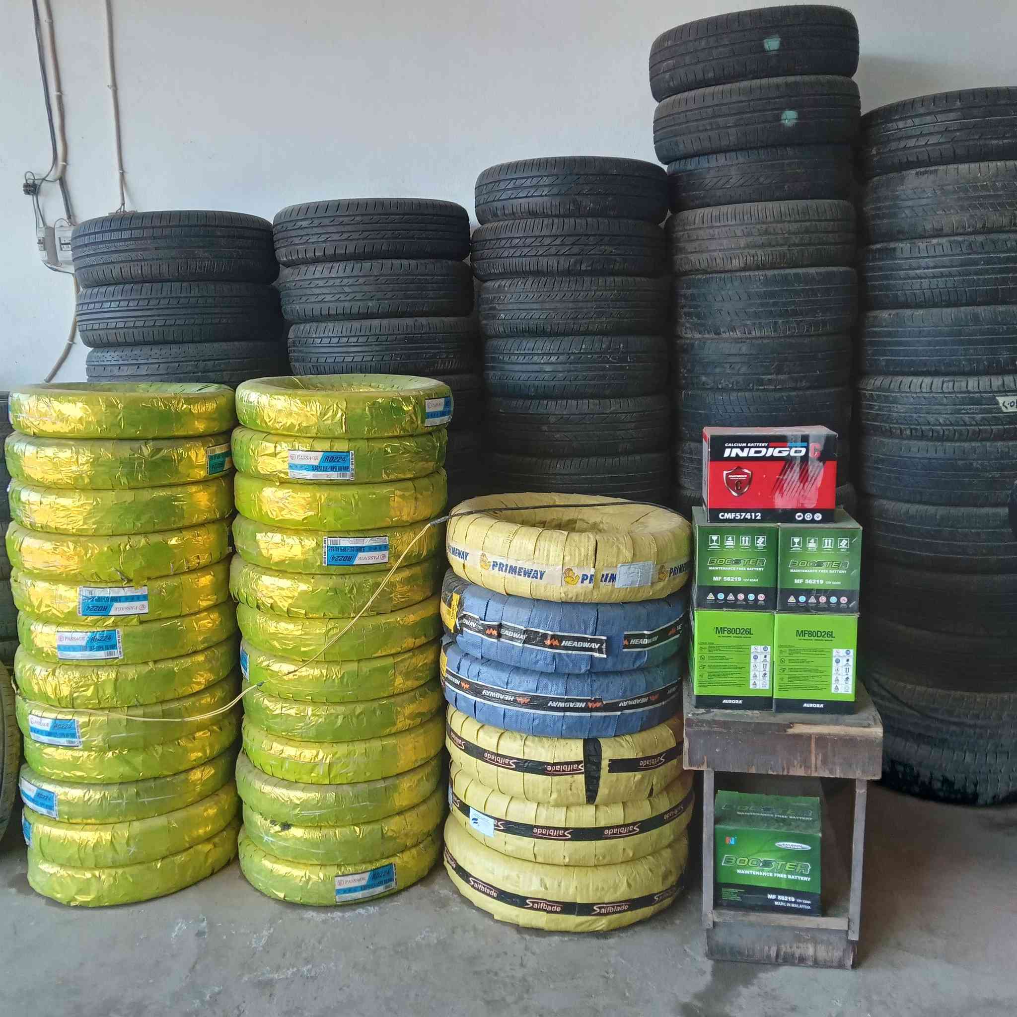 السلام عليكم ورحمة الله وبركاته 
كل عام وانتم بخير 
اطارات باله ياباني درجه اولى اخو الجديد متوفره في مجمع السلطان لبيع للاطارات الباله الياباني 
العنوان 
بغداد التاجي الشارع العام قرب ملعب التاجيات 
للاتصال 
***********واتساب احمد 
*********** احمد
